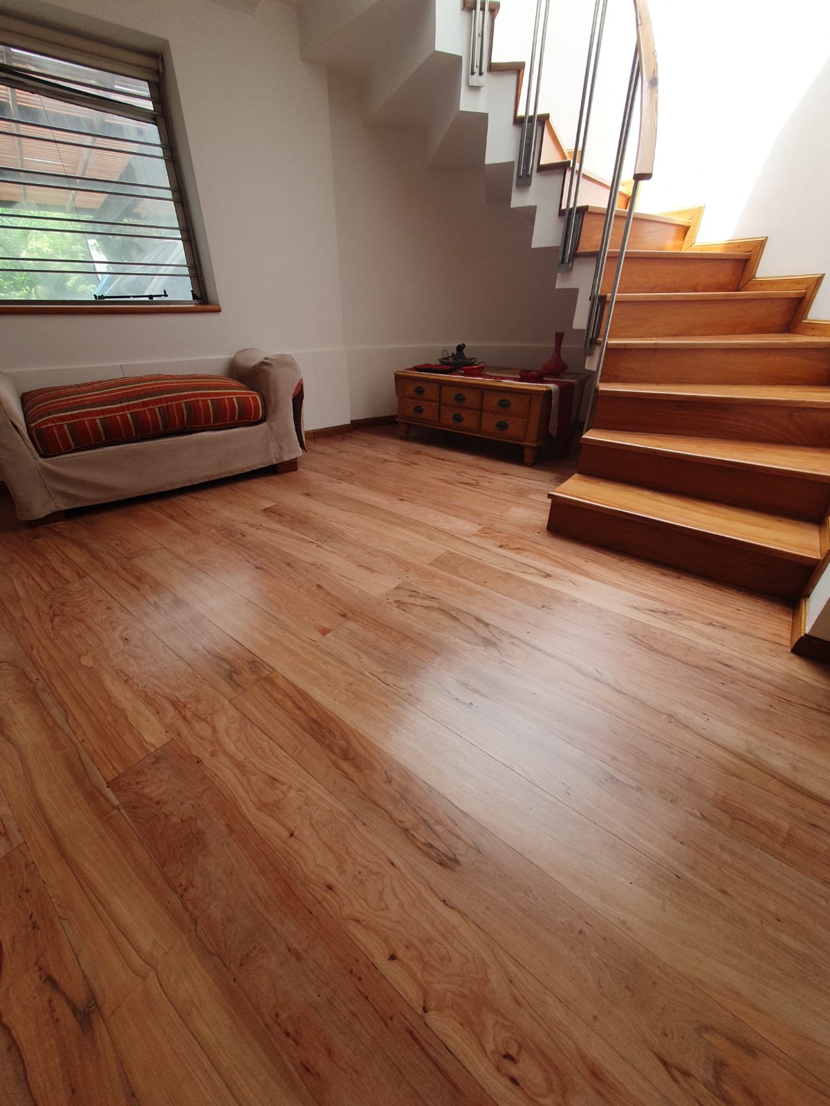 Piso de madera trabajado por Cardinal Parquets - Rosario, Funes, Fisherton